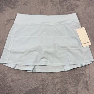 Lululemon Pace Rival Mr Skirt Long In Blue SZ 10 NWT